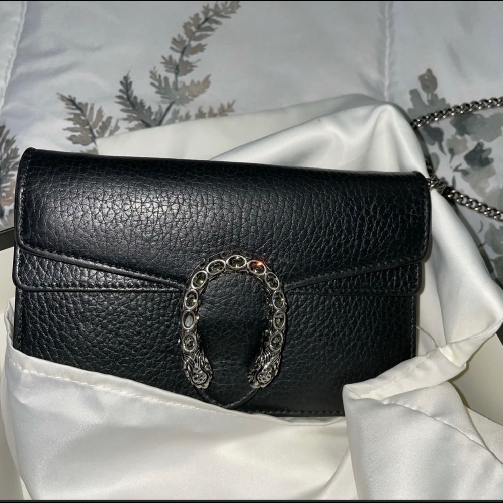 Gucci Dionysus Leather Super Mini Bag